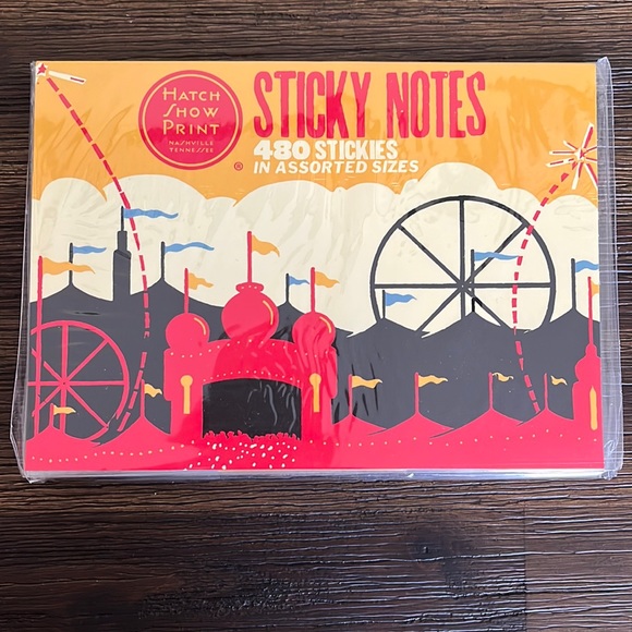 Hatch Show Print Sticky Note Set - Picture 1 of 5